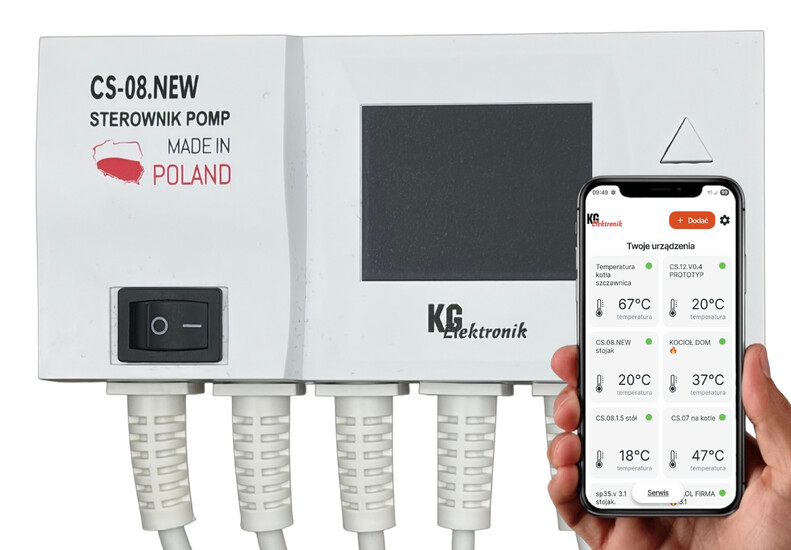 Sterownik typu CS-08.NEW.WIFI