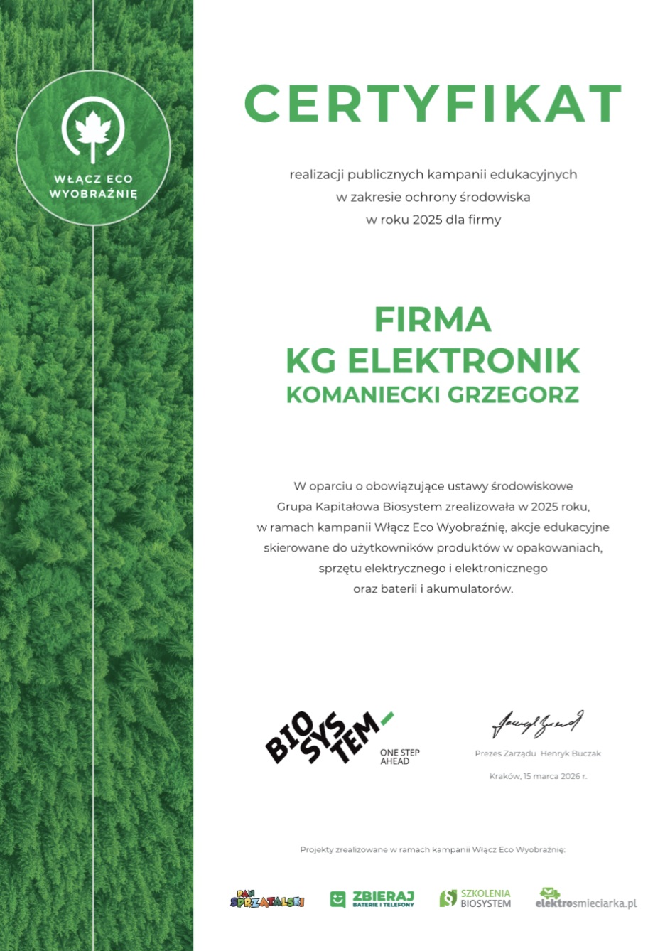 Ochrona środowiska